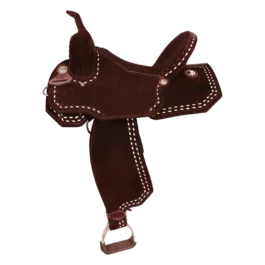 Sela Tambor Neoprene Marrom Tenteado Dupla